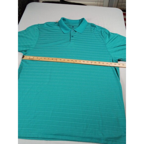 Men's Saddlebred Turquoise/Teal Polo Shirt XLT / Extra Large Tall - Picture 6 of 11